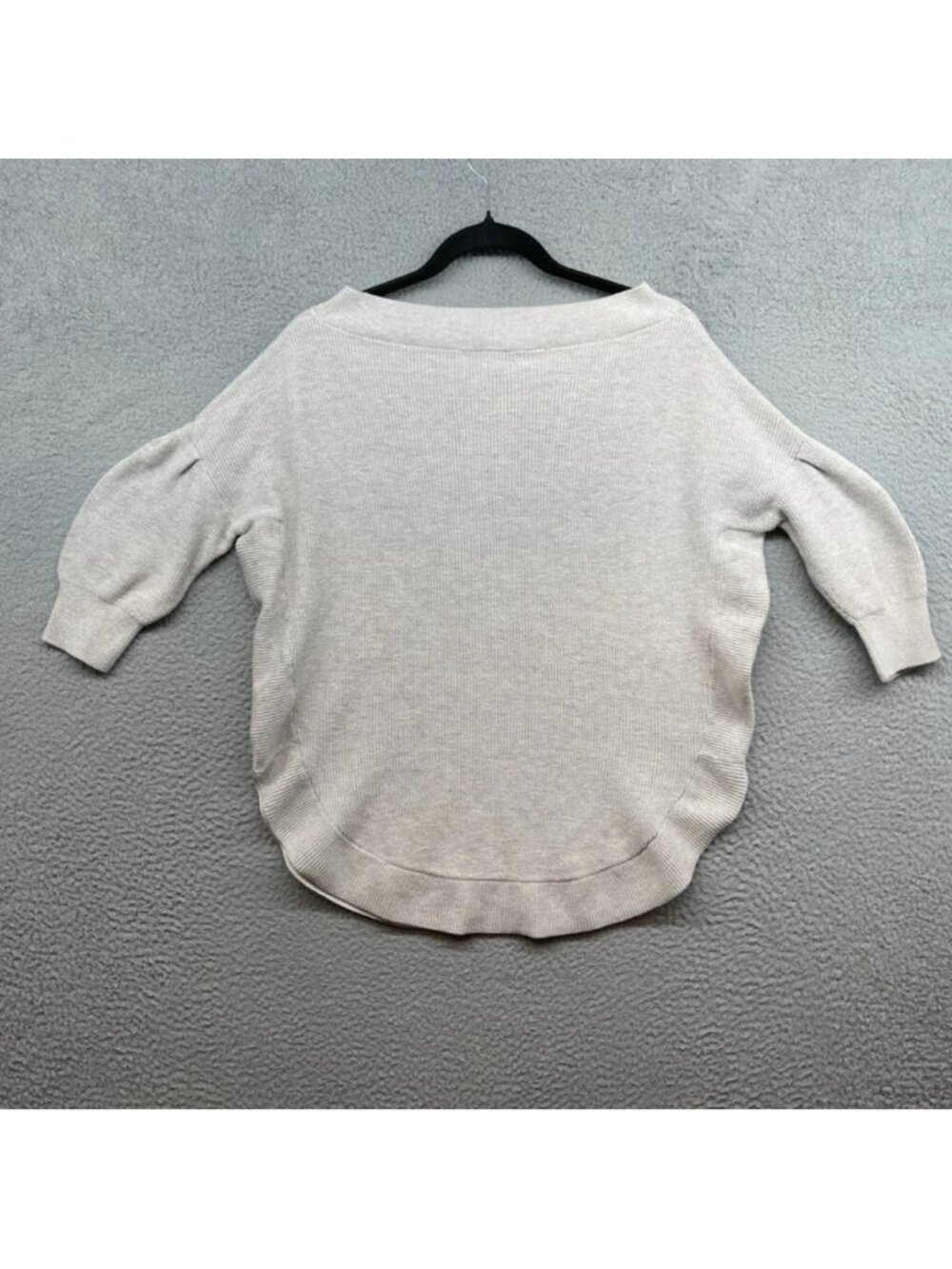 Womens Sweater Beige Knit - Picture 2 of 2